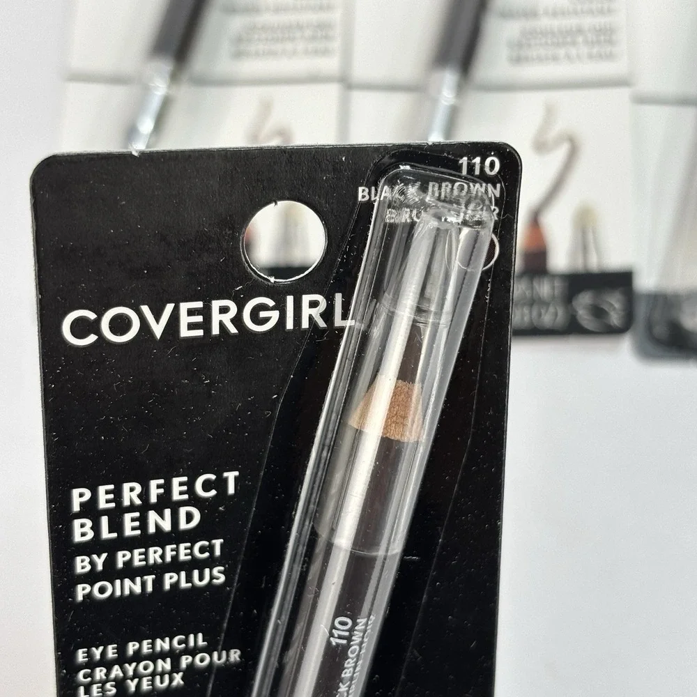 Covergirl Perfect Blend Eye Eyeliner Pencil 110 Black Brown Lot of 5
